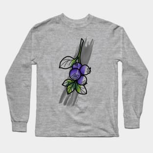 Blueberry Art Long Sleeve T-Shirt